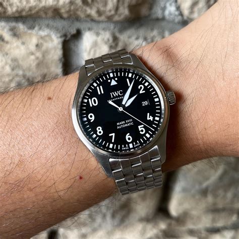 new iwc mark xix|iwc mark xviii bracelet.